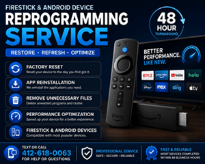 Firestick & Android Device Reprogramming Service